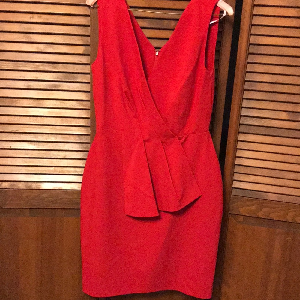 Calvin Klein red dress